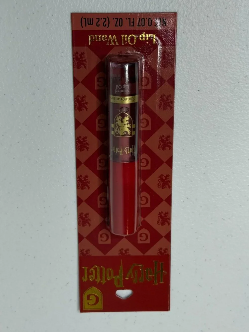 Harry Potter Gryffindor Pomegranate Scented Lip Oil Wand New